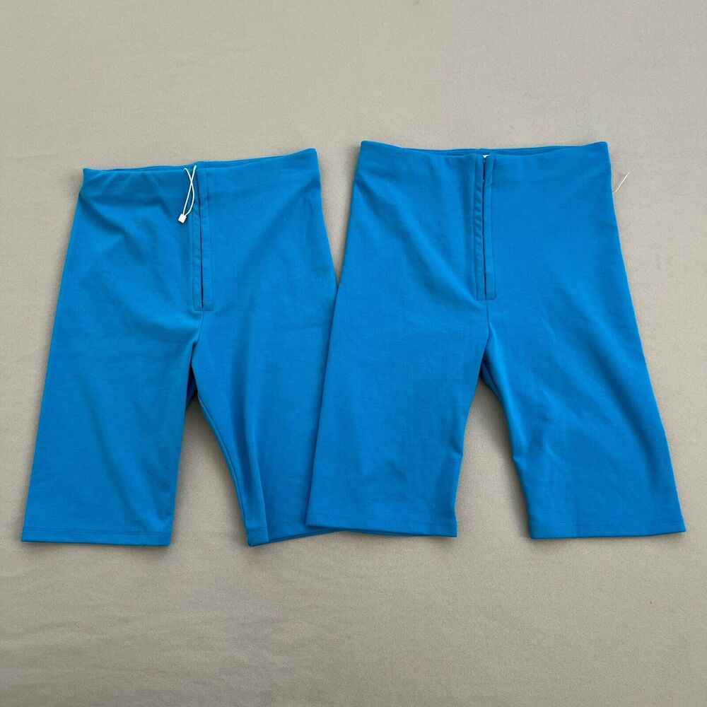 2 ZARA Seamless Cropped Legging Shaper SMALL Women Hook & Eye Waist Set NWOT